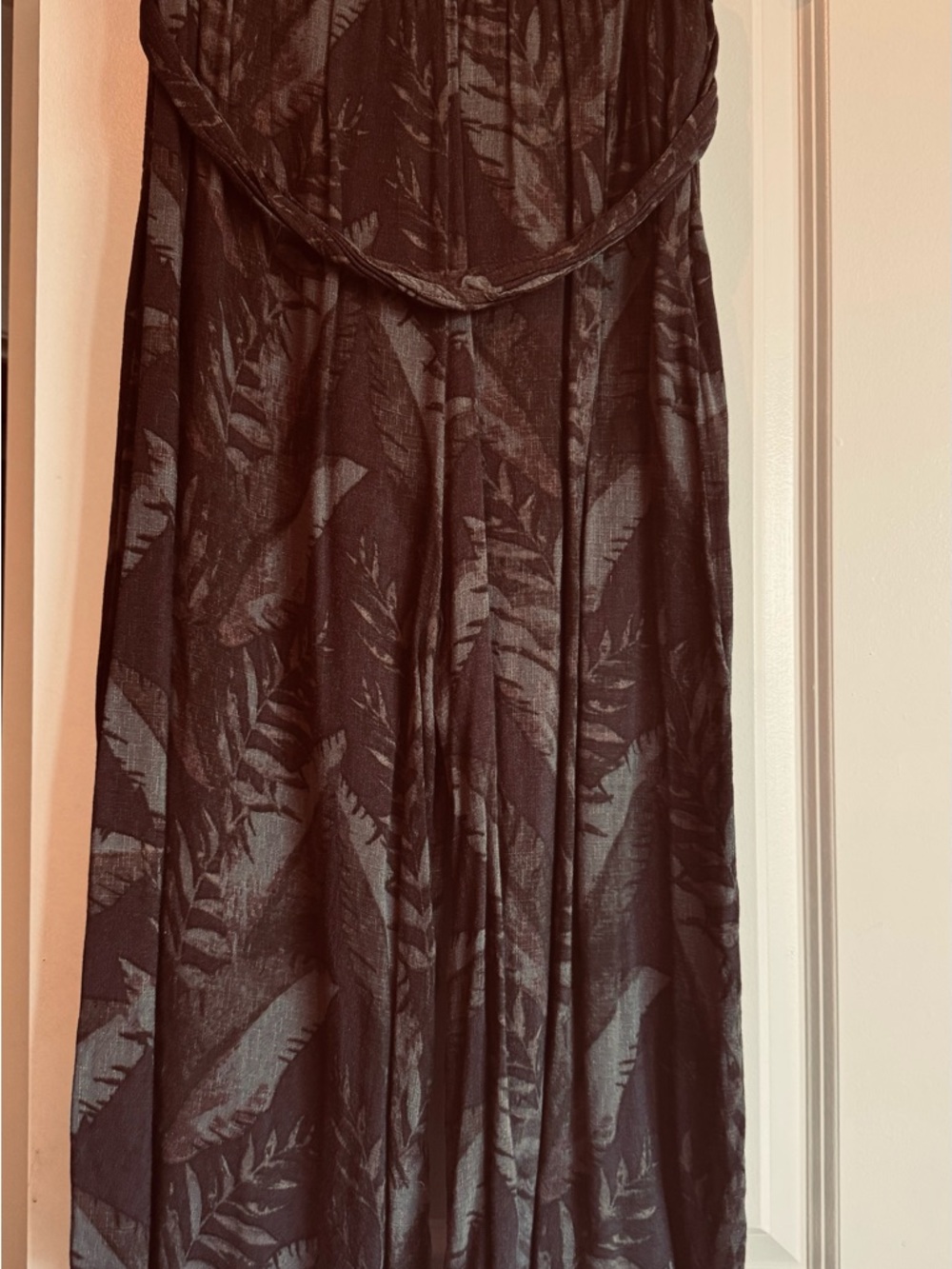 Free People Wide Leg Pants in Washed Burgundy